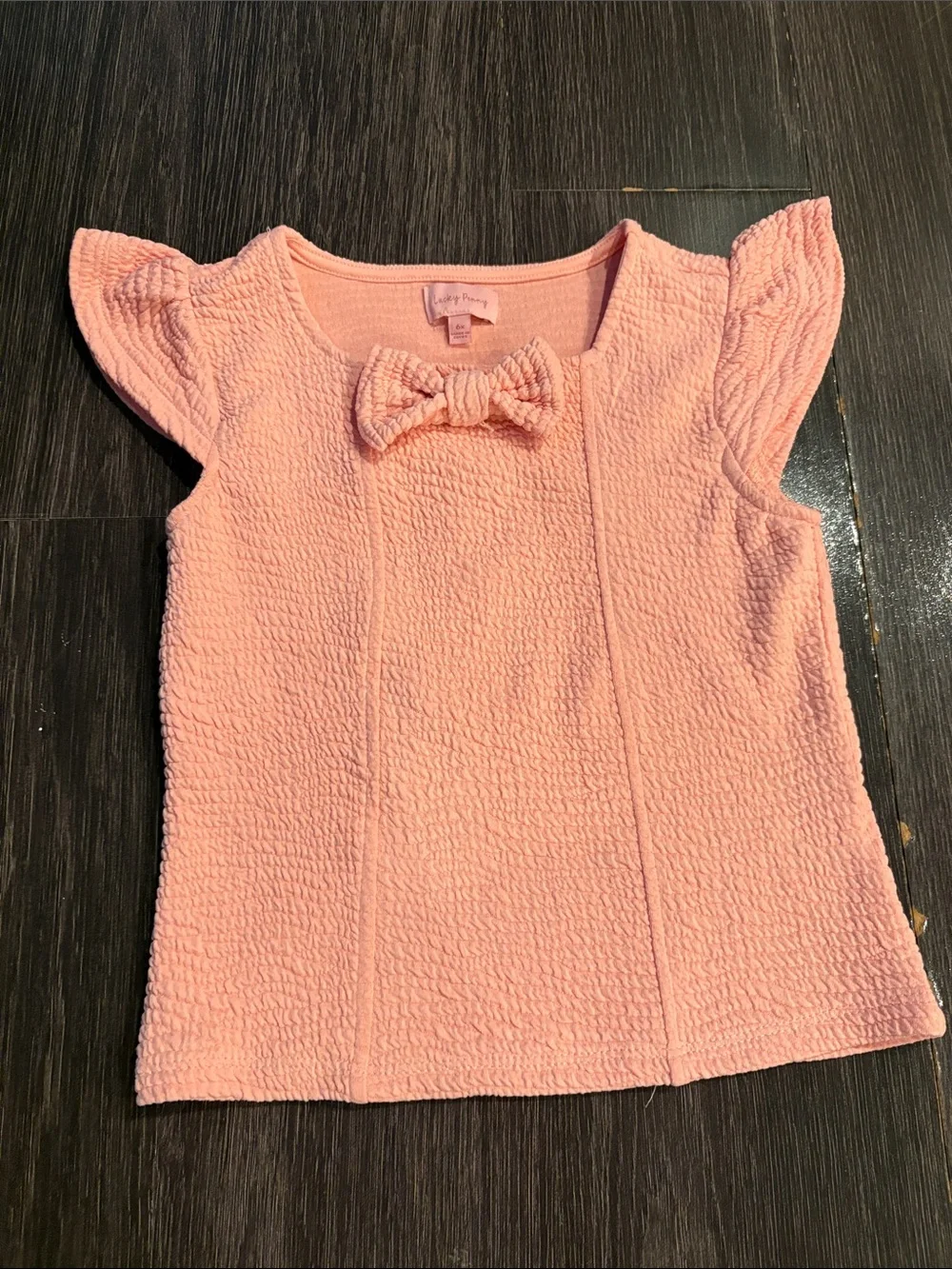 Lucky Penny pink girls blouse